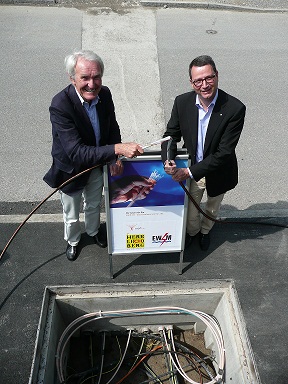 Herrliberg und Meilen verbinden Glasfasernetze